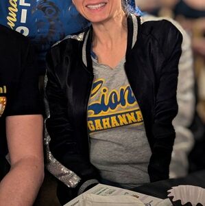 Aqua Satin Bomber Jacket Midweight Black Sequin Varsity Coat Women's Size M